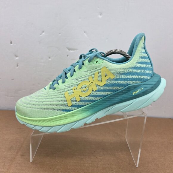 Hoka One One Mens Mach 5 1127893 LGOM Green Running Shoes Sneakers Size 11.5 D - Picture 5 of 16